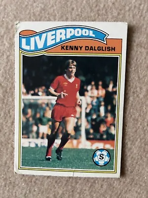 Topps Chewing Gum Trading Card 1978/79 KENNY DALGLISH  LIVERPOOL. Orange Back. • £7.99