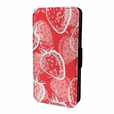 £12.45 • Buy Phone Case Flip Cover Strawberry Pattern - S500