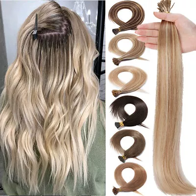 CLEARANCE Stick I Tip Fusion Pre-bonded 100% Real Human Remy Hair Extensions US • $54.57