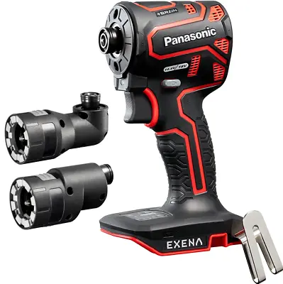 $447.78 • Buy Panasonic EXENA Rechargeable Impact Driver 14.4V/18V EZ1PD1X-R Red Attachment