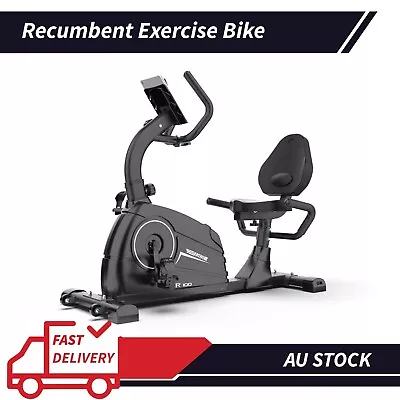 Recumbent Exercise Bike Fitness Cycle Trainer Gym Equipment Cardio LCD Monitor • $699