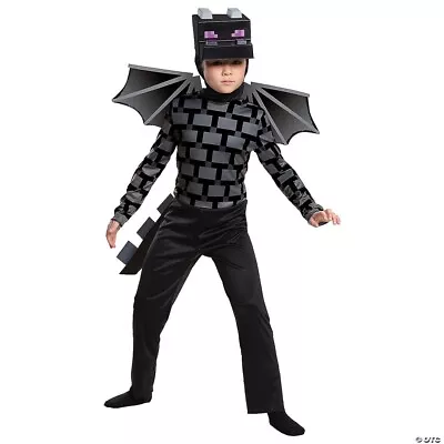 Boys Minecraft Ender Dragon 5-PC Halloween Gamer Costume Size 10/12 Large • $24.99