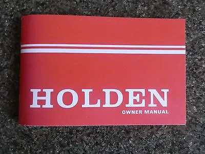 Holden Hq Owners Manual. • $120