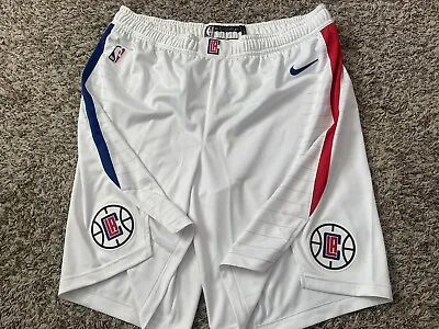 New LA Clippers Nike NBA Authentic Vaporknit Game Shorts Team Issued Sz.46+2 • $68.99