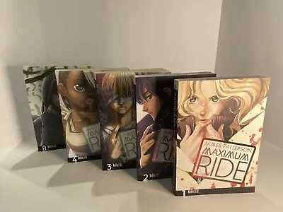 James Patterson Maximum Ride Manga Series Books 1-4 And 8 • $22.99
