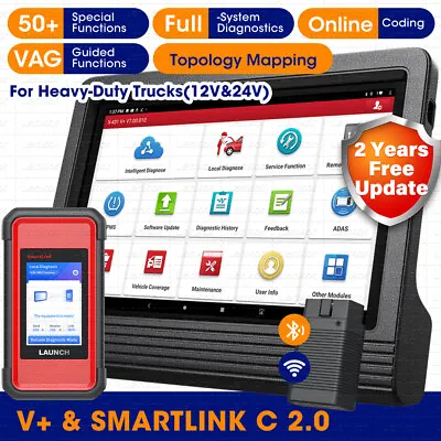 LAUNCH X431 V+ PRO3S + HDIII HD3 Heavy Duty Truck OBD2 Diagnostic Scanner Tool • $1449