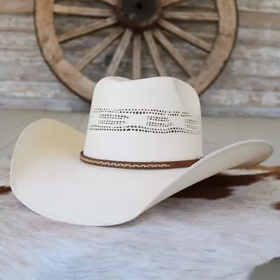 Justin Straw Cowboy Hat Draco 20X • $79.95