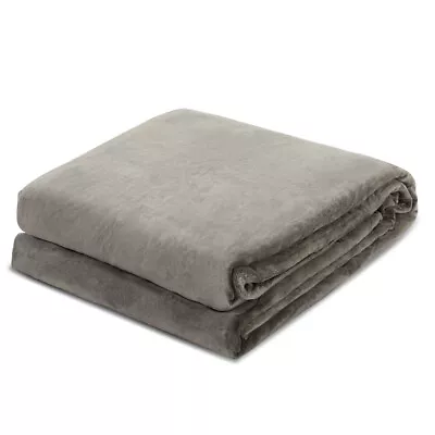 60 X80  Heavy Gravity Weighted Blankets Queen/King Size With Glass Beads Gray • $45.99