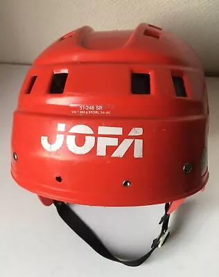 JOFA Red  Icehockey Helmet  51246 .Vintage 80's • $65