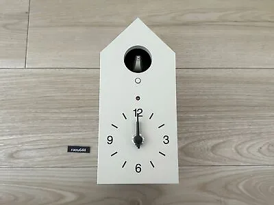 MUJI Mechanical Cuckoo Clock Wall Or Table Clock White Light / Dark Sensor • $89.99