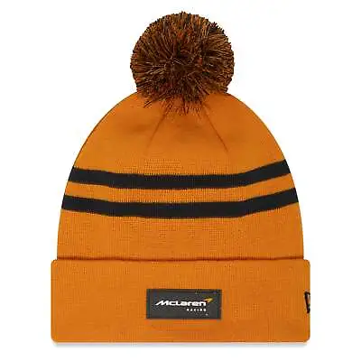 McLaren F1 2023 Pom Pom Cuff Beanie By New Era • $50