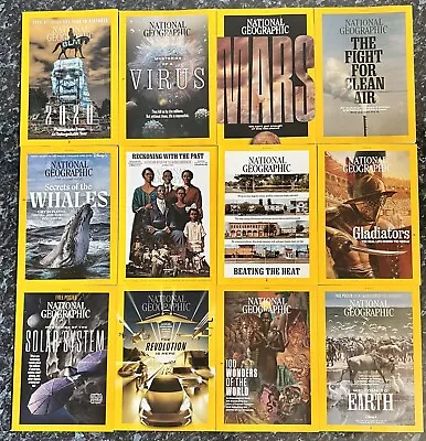 National Geographic Magazines Year 2021 Complete Set • $12