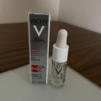 Vichy Liftactiv Supreme HA Serum Travel Size 10ml .33 Fl Oz NEW Fragrance Free • $5