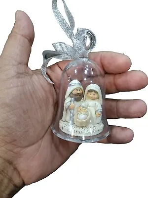 Nativity Scene Christmas Tree Ornament Miniature Holy Family Figurine Baby Jesus • $18