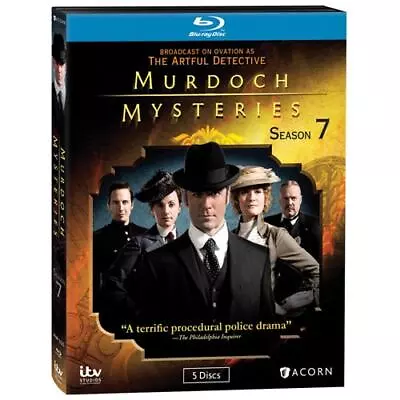Murdoch Mysteries: Season 7 - All Episodes On 5 Discs - Blu-ray Region A (USA) • $48.99