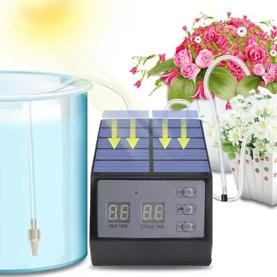 £29.39 • Buy SolarPowered Automatic Drip Irrigation System With Timer And Smart Watering