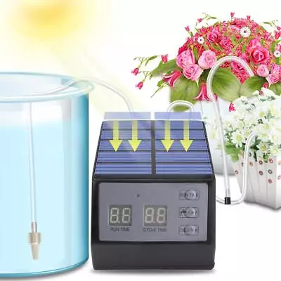 £29.39 • Buy SolarPowered Automatic Drip Irrigation System With Timer And Smart Watering