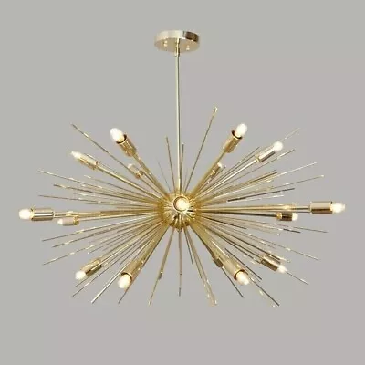 Mid Century Sputnik Chandelier SPURCHIN Handmade Statement Urchin Channdelier • $351.90