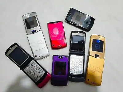 Motorola RAZR V3i Retro Flip Phone - All Colours Unlocked - Pristine GRADE A+ • $60