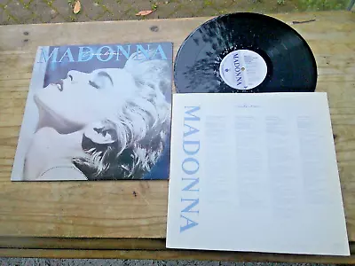 Madonna  True Blue  Orig 1986 Lp W/ Lyric Inner Ex- / Ex Wx 54 • £14.99