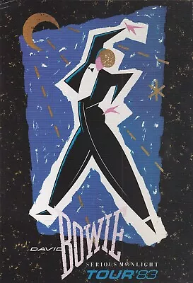 £6.99 • Buy David Bowie - Serious Moonlight Tour '83 - Miniature Poster/Book Clipping