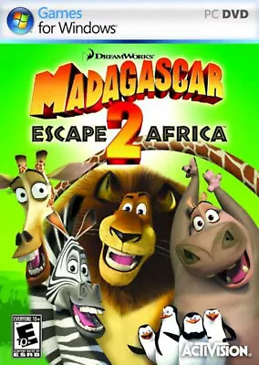 NEW Madagascar Escape 2 Africa VIdeo Game For Windows PC DVD Software PCN37 • $12.30