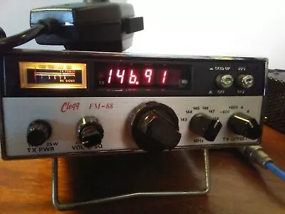 Vintage Clegg VHF FM Amateur Radio Transceiver Model FM-88 W/Manual Works Well! • $179.99