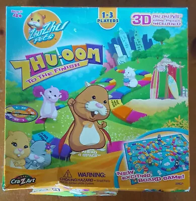 ZHU-OOM To The Finish Board Game - Zhu Zhu Pets 2009 Craz-Z-Art - COMPLETE • $9.99