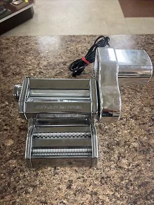 $35 • Buy MARCATO Atlas 150 Pasta Machine - Made In Italy - Includes Cutter, Hand Crank