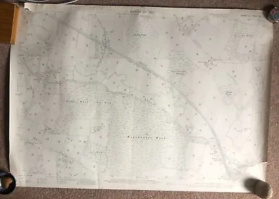 Large OS Surveyor's Map 1910 Sheffield Park Railway Sussex - 25 Miles To Inch • £24.99