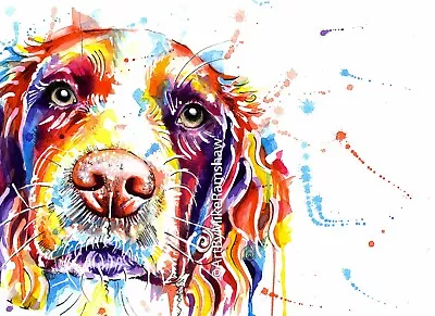 £9.44 • Buy Spaniel Springer Welsh Working Cocker Art Print Painting Artwork Picture Gifts