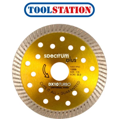 £15.09 • Buy Spectrum Pro General Purpose DX10 Diamond Blade 115 X 22.2mm