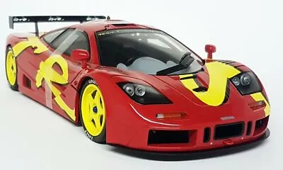 Solido 1/18 - McLaren F1 GTR Short Tail Red 1996 Nick Mason Model Car • $149.07