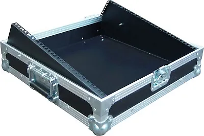 8U 19  Sloped Rack Mount Mixer Swan Flight Case (Hex) • £185.13