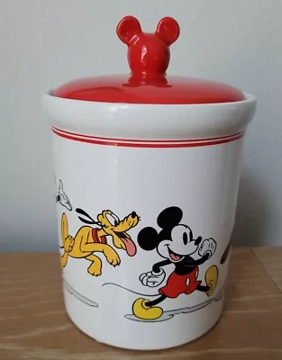 Disney Mickey Mouse And Friends Collectible Cookie Jar  Mickey Ears Lid  • $44.95