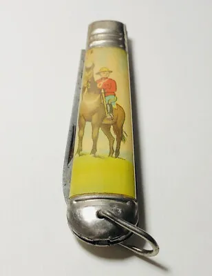 Mikov Pocket Knife Vintage Mounted Horse Scene Nice Pocket Knife • $135