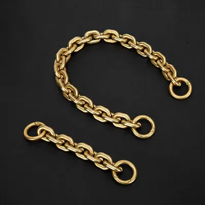 Gold Acrylic Purse Chain Strap Handbag Handles Purse Replacement Bag Chain • £5.74