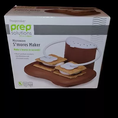 Progressive Prep Solutions PS-68BR Microwave S'mores Maker Brown/White • $7.20