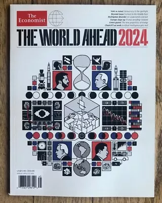 THE ECONOMIST THE WORLD AHEAD 2024  Money Fortune Time Inc  • $16.50