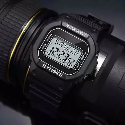 SYNOKE Outdoor Military Mens Digital Watch Waterproof • $15.59