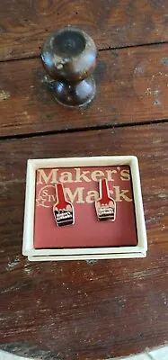 Makers Mark BOTTLE SHINY Cuff Links New RARE • $19