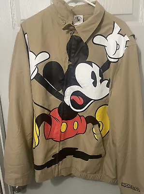 $109 • Buy Disney Mickey And Co Brown Adult Jacket Size XX-Large XXL New