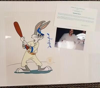  Baseball Bugs  Bugs Bunny Cel HAND SIGNED DAVE WINFIELD Hall Of Fame HOF  • $430