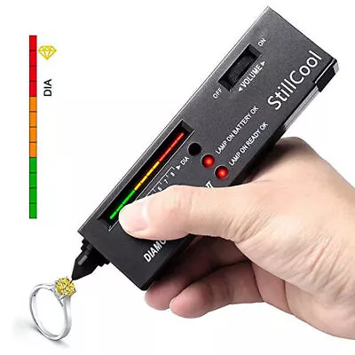 £11.99 • Buy Gold Silver Diamond Tester Selector Gemstone Testing Kit Digital Electronic Tool