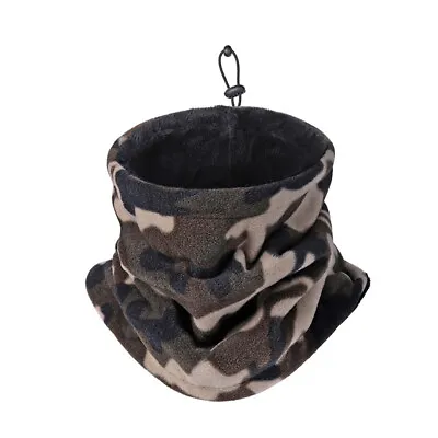 Unisex Neck Warmer Tube Winter Warm Knit Scarf Thermal Fleece Lined Circle Snood • £7.56