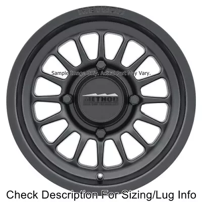 Method MR41157046543 MR411 Bead Grip Wheel 15x7 4x156 Offset 13 BP 4.5 Black • $212.93