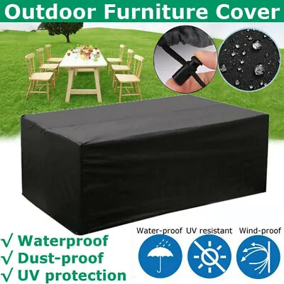 $42.99 • Buy Heavy Duty Waterproof Garden Patio Furniture Cover For Rattan Table Cube Outdoor