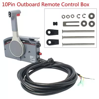 Yamaha Outboard Remote Control Box 703-48205-16 10pins 5m Wire Harness W/Trim S • $220