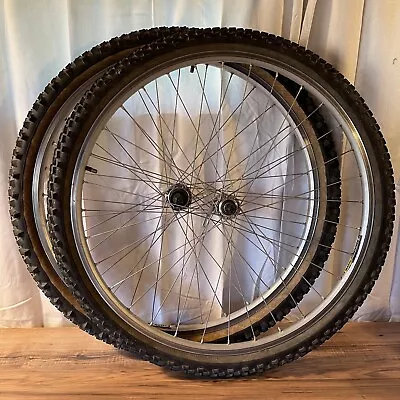 Shimano Deore XT 8-10 Speed Rim Brake Wheelset FH-M737 HB-M738 26 Ritchey Tires • $299.99