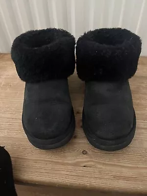 UGG Black Short Boots Size 5 • £5